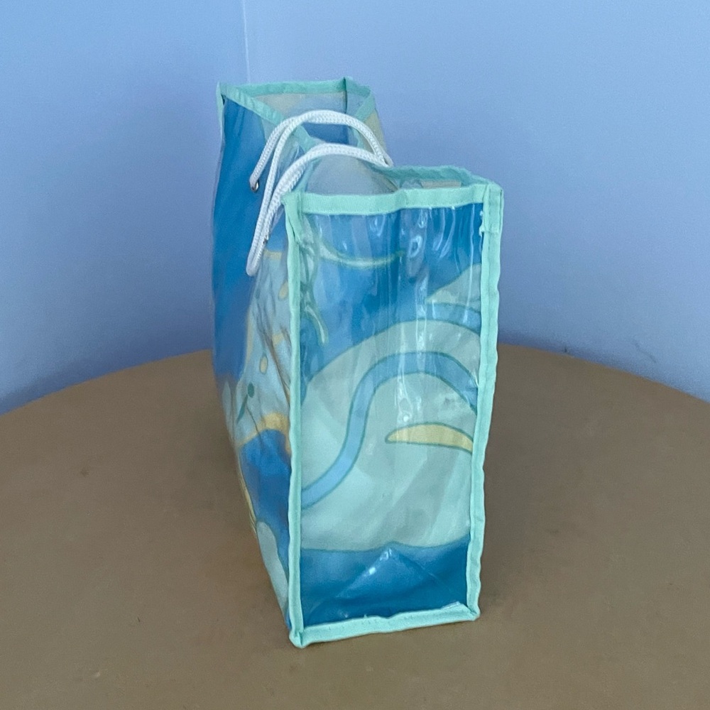 Estee Lauder gift bag tote womens beach print